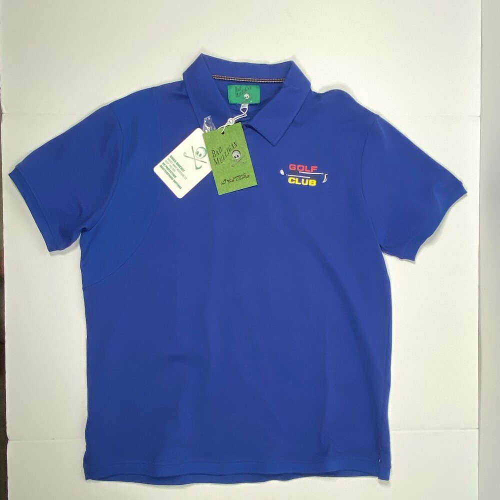 NWT Bad Mulligan Golf Club Polo Shirt - XL